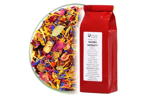 Herbata ROOIBOS TROPIKALNA WYSPA (OT) (50g) Relaksująca Magia Tropików !!